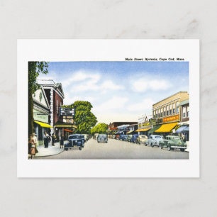 Hauptstraße, Hyannis, Cape Cod, Massachusetts Postkarte