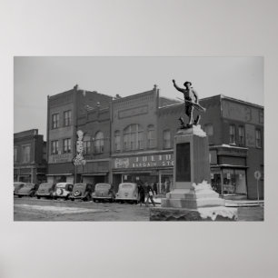 Hauptstraße, im Januar 1939 Poster