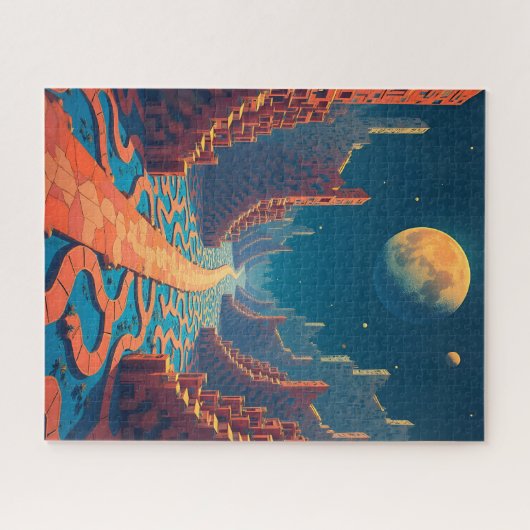 Hauptstraße in Mars Puzzle (Horizontal)