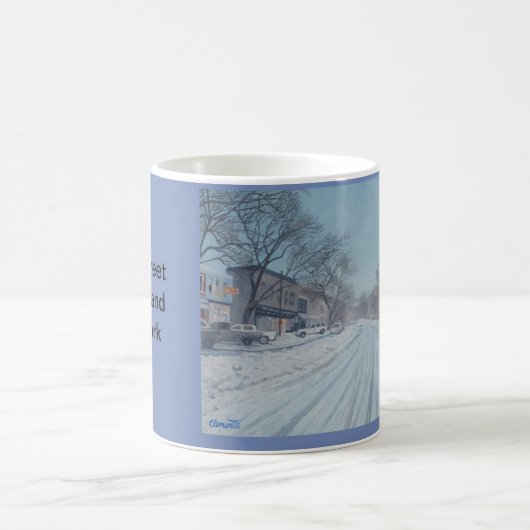 Hauptstraße Long Island New York Kaffeetasse (Mittel)
