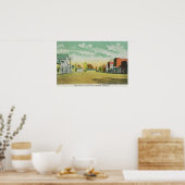 Hauptstraße mit Blick auf NordSheridan, MT Poster (Küche)