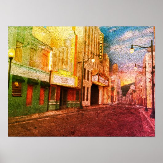 Hauptstraße Poster (Vorne)