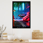 Hauptstraße Poster (Küche)