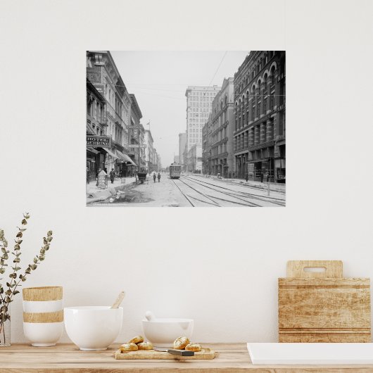 Hauptstraße Poster (Küche)