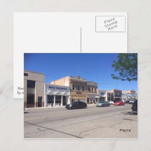 Hauptstraße - Preis Postkarte (Vorne/Hinten)