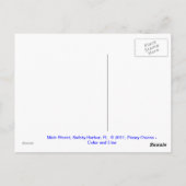 Hauptstraße, Sicherheitshafen Postkarte (Rückseite)