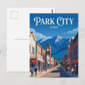 Hauptstraße USA Postkarte (Vorne/Hinten)