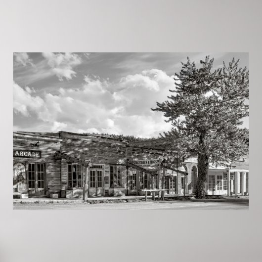 Hauptstraße - Virginia City Montana Ghost Town Poster (Vorne)