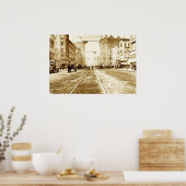 Hauptstraße von Clinton Ave Poster (Küche)