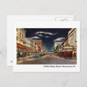 Hauptstraße von Norristown in den 1940er Jahren Postkarte (Vorne/Hinten)