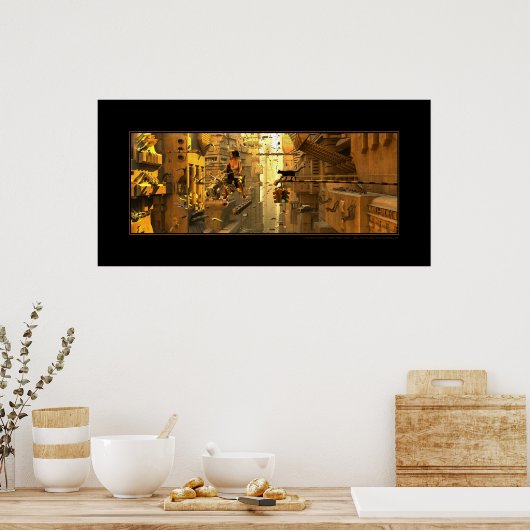 Hauptstraße (West) Poster (Küche)