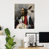 Hauptstreiks mit Nase, Oglala Sioux 1899 Poster (Heimbüro)