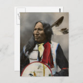 Hauptstreiks mit Nase, Oglala Sioux 1899 Postkarte (Vorne/Hinten)