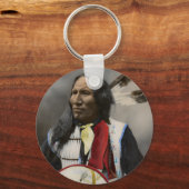 Hauptstreiks mit Nase, Oglala Sioux 1899 Schlüsselanhänger (Vorderseite)