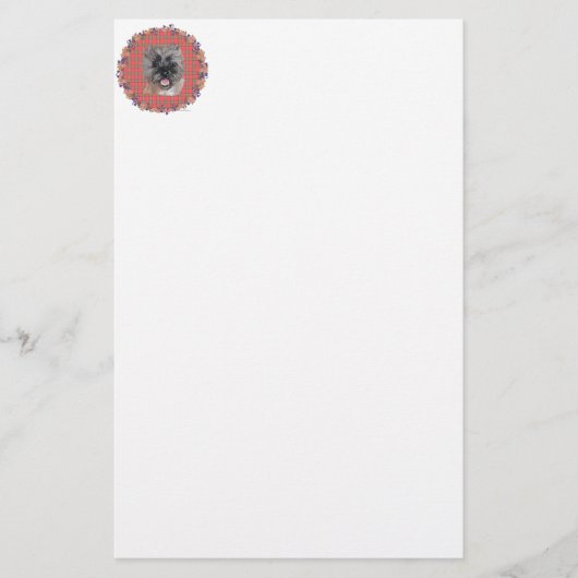 Hauptstudie zu Tartan Briefpapier (Vorderseite)
