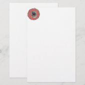 Hauptstudie zu Tartan Briefpapier (Vorne/Hinten)