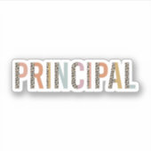 Hauptteam-Geschenk für Hauptschulleiter Aufkleber (Vorderseite)