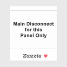 Haupttrennschalter nur für dieses Panel