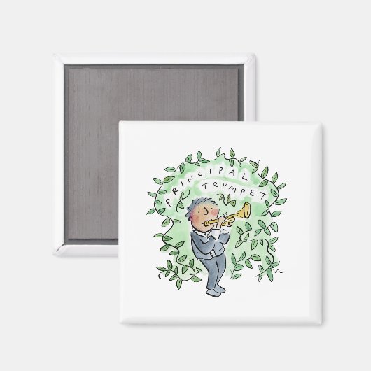 Hauptturmpet Magnet (Vorderseite/Rückseite)