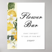 Hauptunterschrift Blume Bar Squeeze Poster (Vorne)