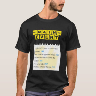 Hauptveranstaltung Yeet Dreifache Hashbrowns Verst T-Shirt