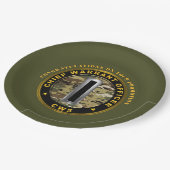 Hauptverantwortlicher für den Haftbefehl 5 (CW5) W Pappteller (Schrägansicht)