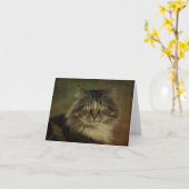 Hauptwaschbär-Katze Notecard Karte