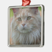 Hauptwaschbärkatze Ornament Aus Metall (Links)