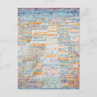 Hauptweg und Wege von Paul Klee Postkarte