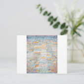 Hauptweg und Wege von Paul Klee Postkarte (Stehend Vorderseite)