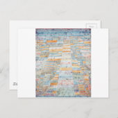 Hauptweg und Wege von Paul Klee Postkarte (Vorne/Hinten)