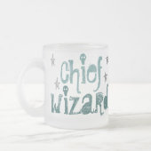 HauptZauberer! mattierte GlasTasse Mattglastasse (Links)