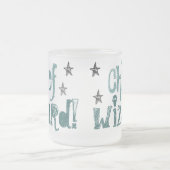 HauptZauberer! mattierte GlasTasse Mattglastasse (Mittel)