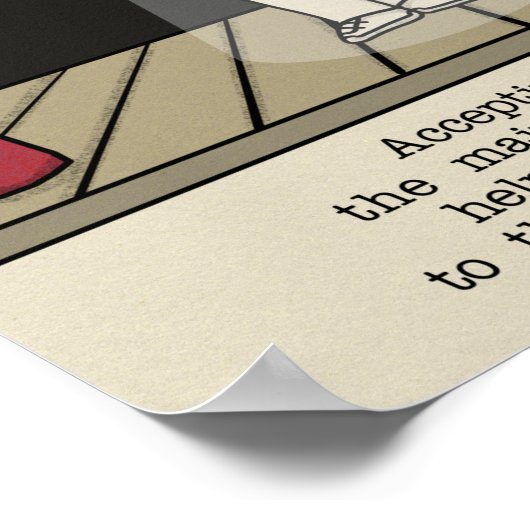 Hauptzeichen Poster (Ecke)