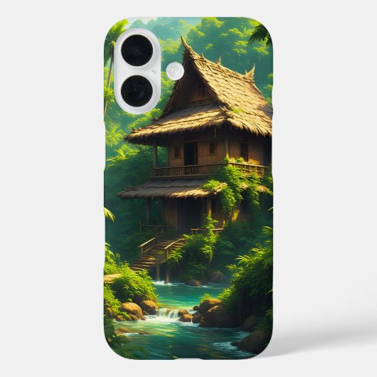 Haus am Flussufer - Ein Flussuferheim Case-Mate iPhone Hülle (Rückseite)