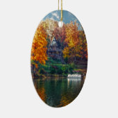 Haus am See Keramik Ornament (Rechts)