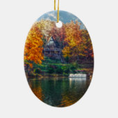 Haus am See Keramik Ornament (Hinten)