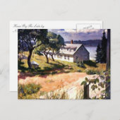 Haus am See Postkarte (Vorne/Hinten)