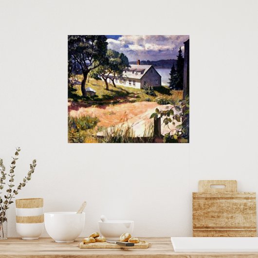 Haus am See - Print Poster (Küche)