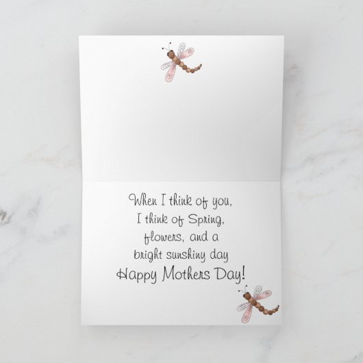 Haus am Sonnenschein-Muttertag Karte (Innenseite)