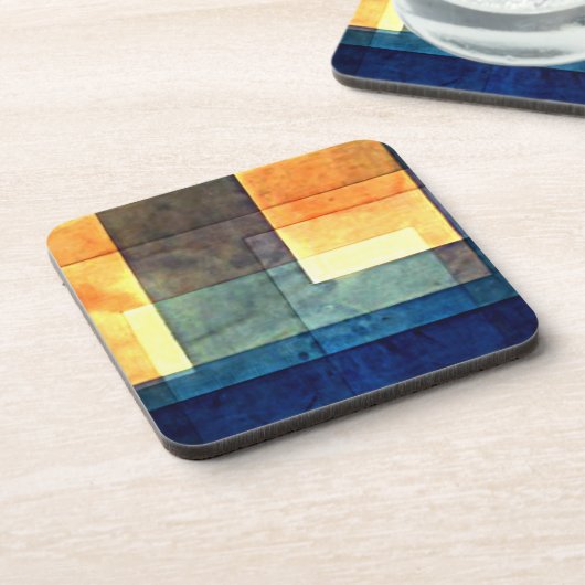 Haus am Wasser von Paul Klee Getränkeuntersetzer (Linke Seite)