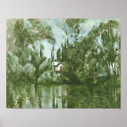 Haus an den Banken des Marne, 1889-90 Poster (Vorne)