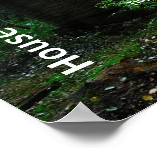 Haus an der Straßenseite Poster (Ecke)