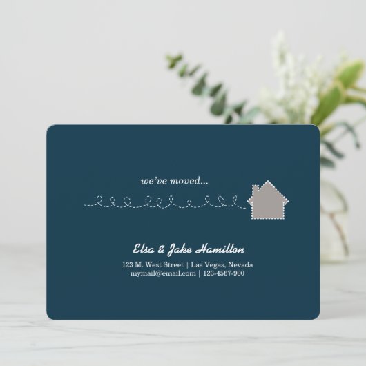 Haus Ankündigung (Stehend Vorderseite)