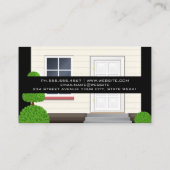 Haus | Architekt Visitenkarte (Rückseite)