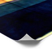 Haus auf dem Wasserplakat Poster (Ecke)