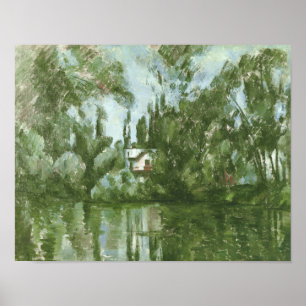 Haus auf den Banken des Marnes, 1889-90 Poster