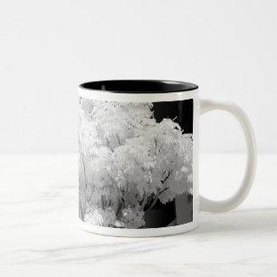 Haus auf den Florida Keys und seine Palmen, USA. 2 Zweifarbige Tasse
