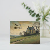 HAUS AUF EINEM HÜGEL AN ADRESSE POSTCARD POSTKARTE (Stehend Vorderseite)