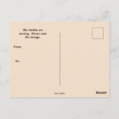 HAUS AUF EINEM HÜGEL AN ADRESSE POSTCARD POSTKARTE (Rückseite)